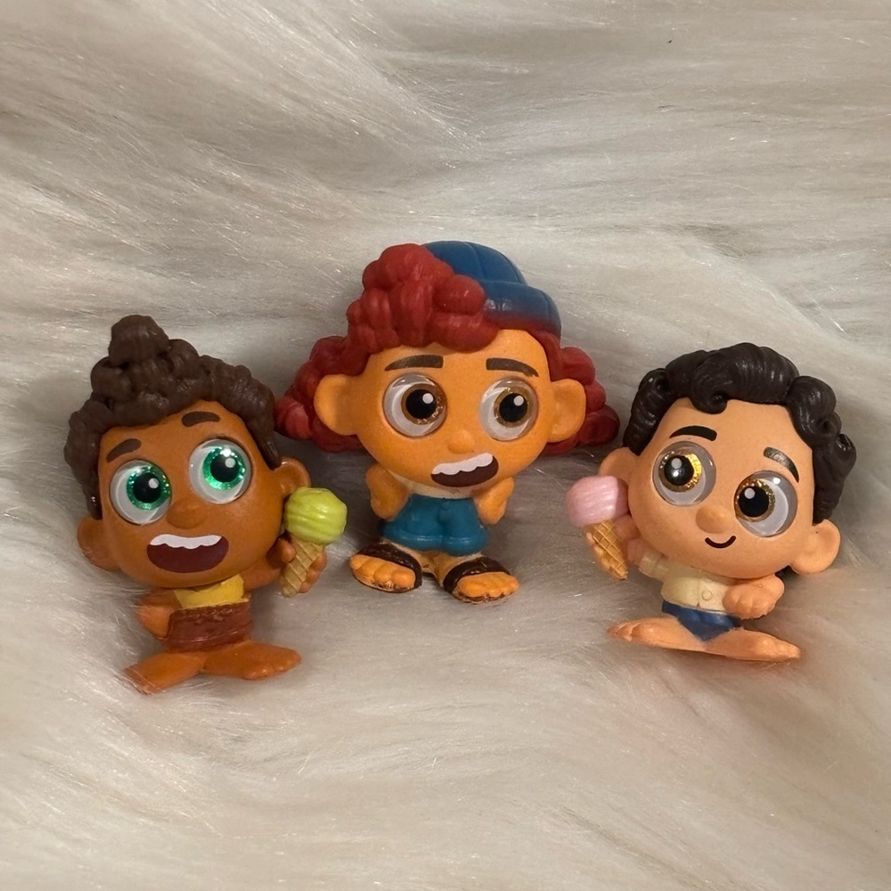 Disney Doorables Luca Characters Set, Giulia, Alberto, Luca